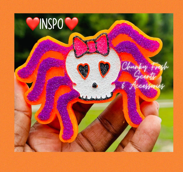 Spider Skull Freshie Mold