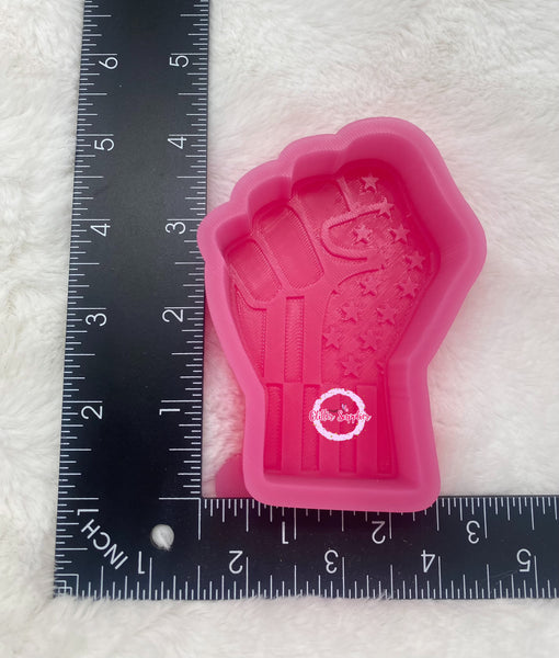 Flag Fist Freshie Mold