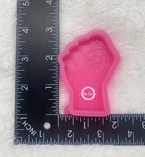 Flag Fist Freshie Mold