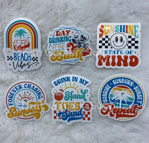 Beach Stickers