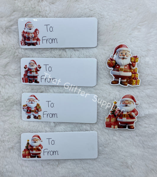 Santa Present Tags