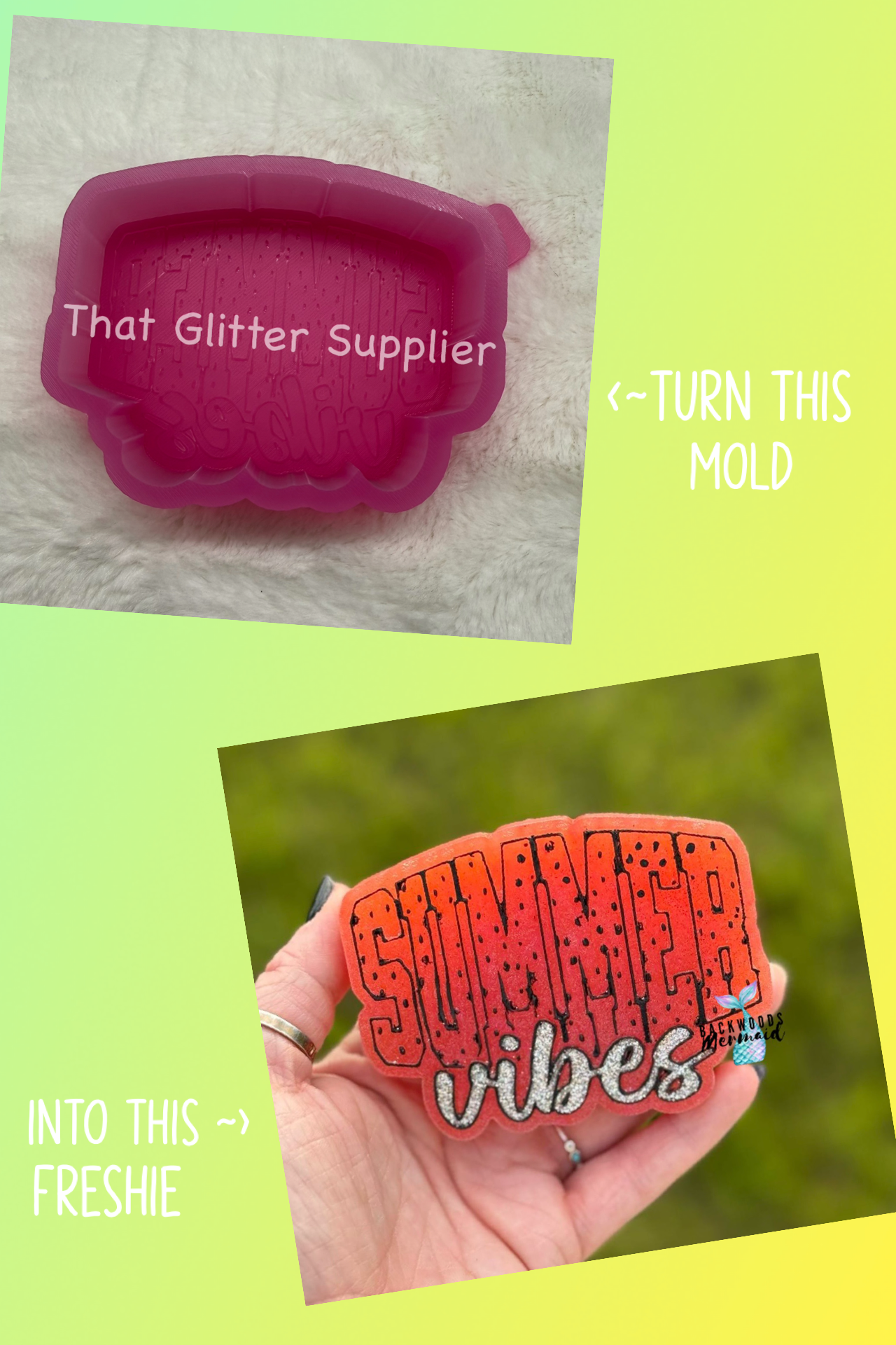 Summer Vibes Freshie Mold