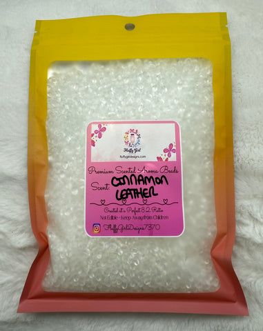 Cinnamon Leather Scented Aroma Beads