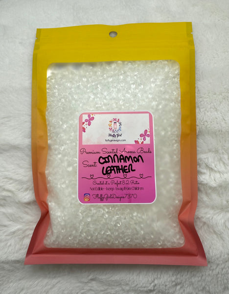 Cinnamon Leather Scented Aroma Beads