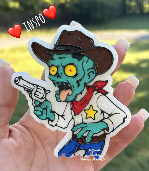Cowboy Ghost Freshie Mold