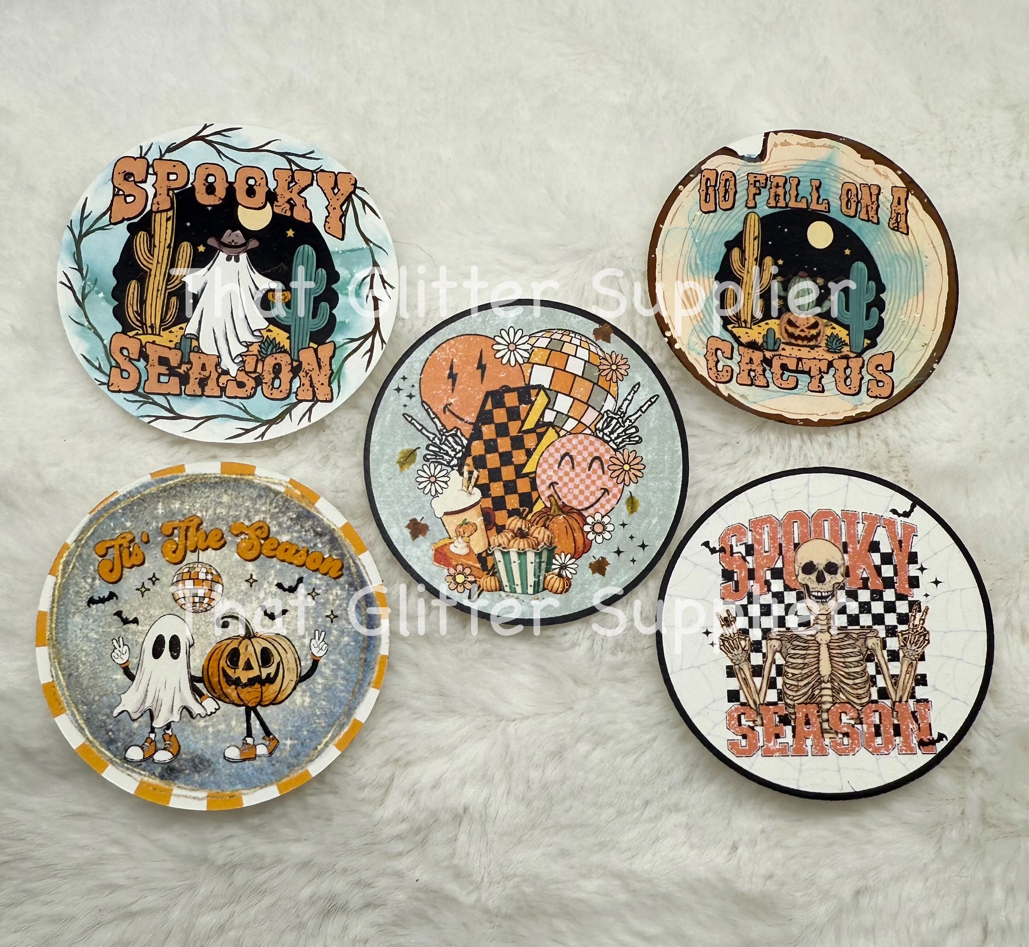 Halloween Cardstock Rounds
