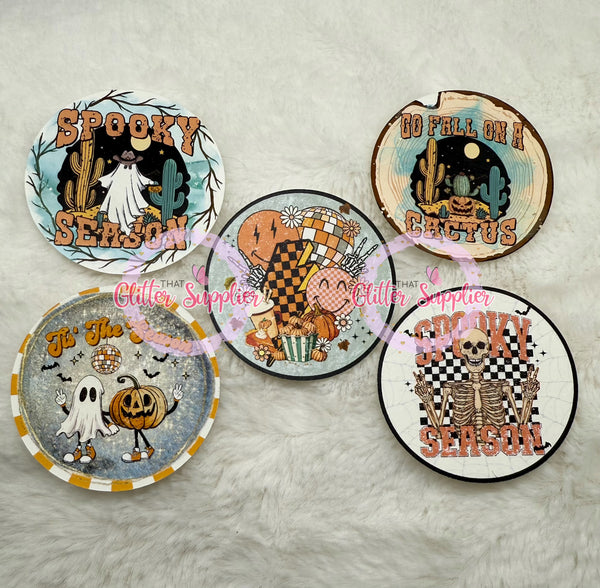 Halloween Cardstock Rounds