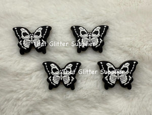 Butterfly Skull Focal Beads