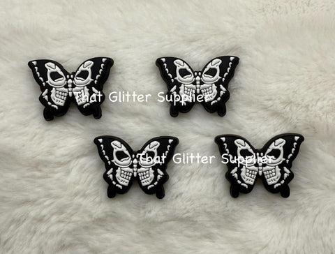 Butterfly Skull Focal Beads
