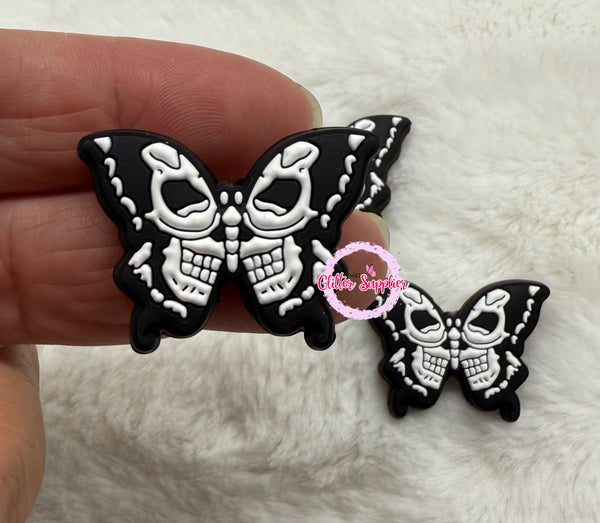 Butterfly Skull Focal Beads