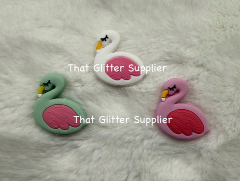Flamingo Focal Beads