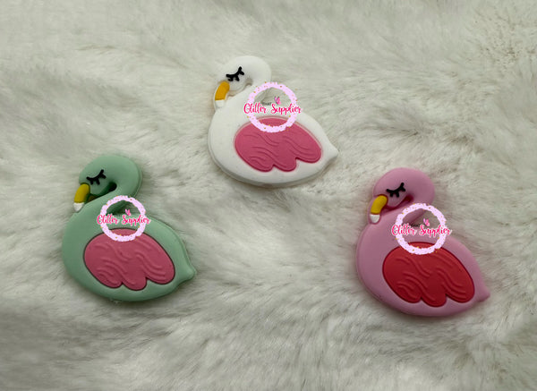 Flamingo Focal Beads