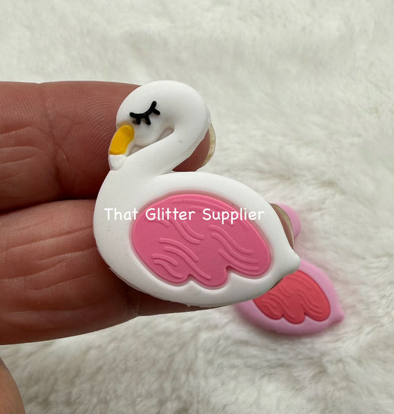 Flamingo Focal Beads