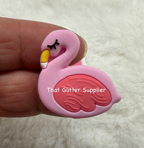 Flamingo Focal Beads