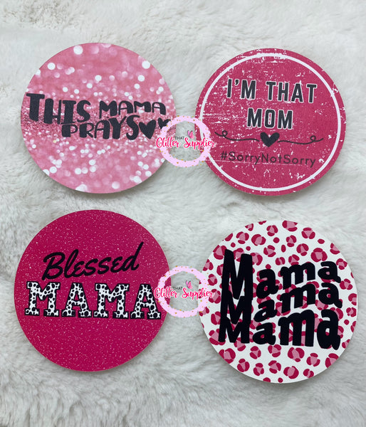 Blessed Mama Cardstock Rounds