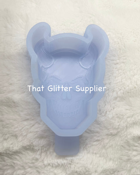 Devil Skull Freshie Mold