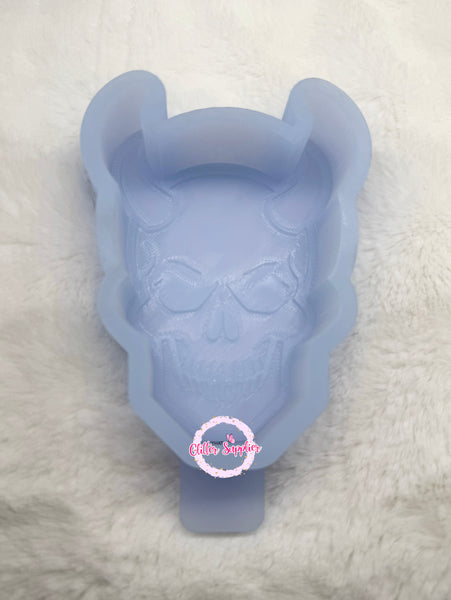 Devil Skull Freshie Mold