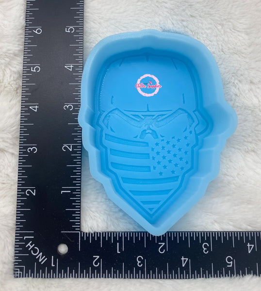 Patriotic Punisher Freshie Mold