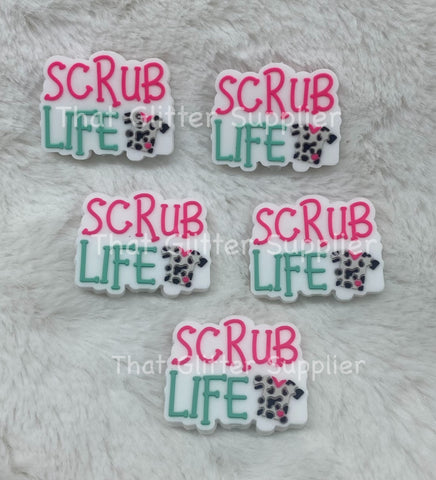 Scrub Life Focal Beads