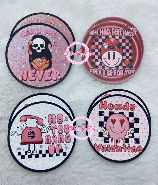 Valentines Cardstock Rounds