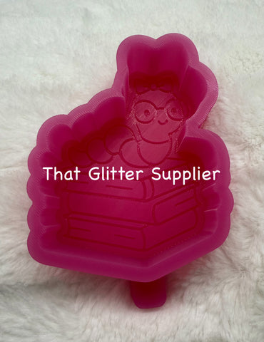 Book Worm Freshie Mold