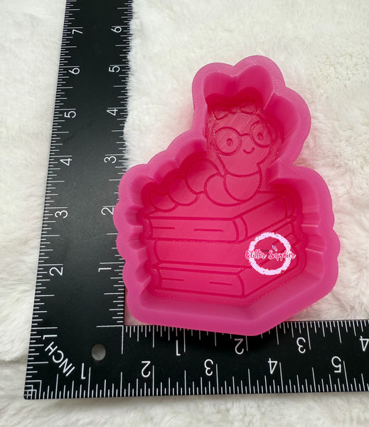 Book Worm Freshie Mold