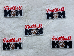 Football Mom Focal Bead