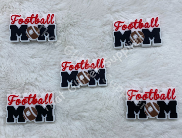 Football Mom Focal Bead