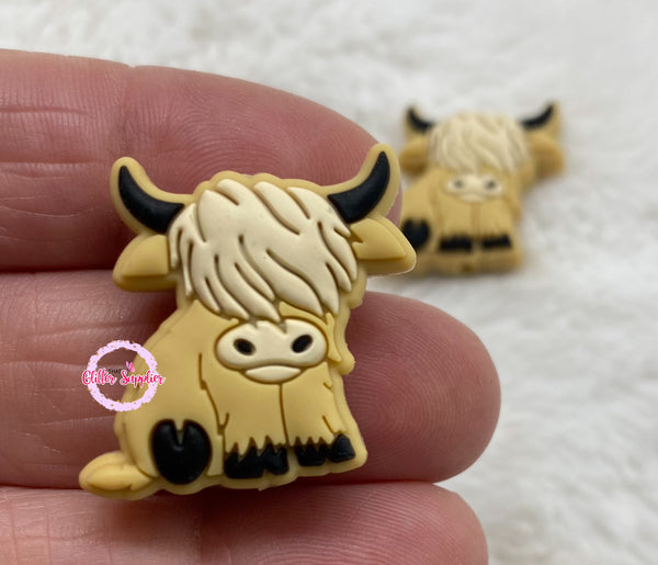 Highland Cow Focal Beads