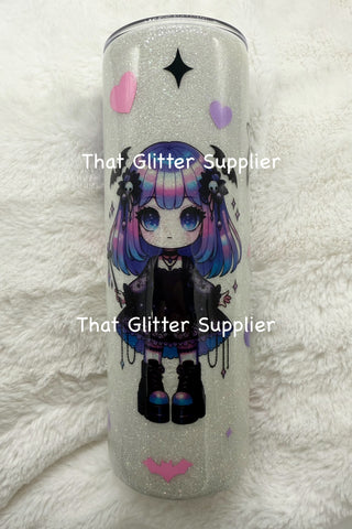 Goth Unicorn Tumbler