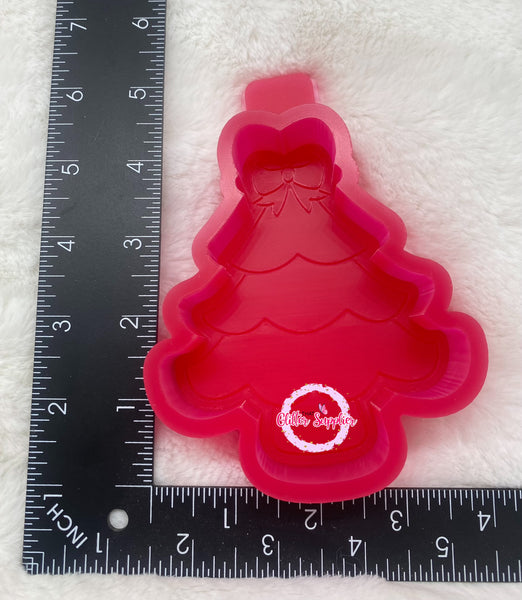 Christmas Tree with Bow Freshie Mold