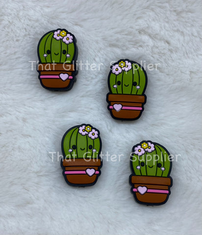 Cute Cactus Focal Bead
