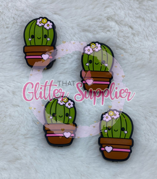 Cute Cactus Focal Bead