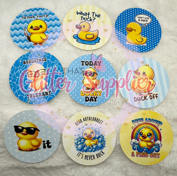 Duck Cardstock Rounds