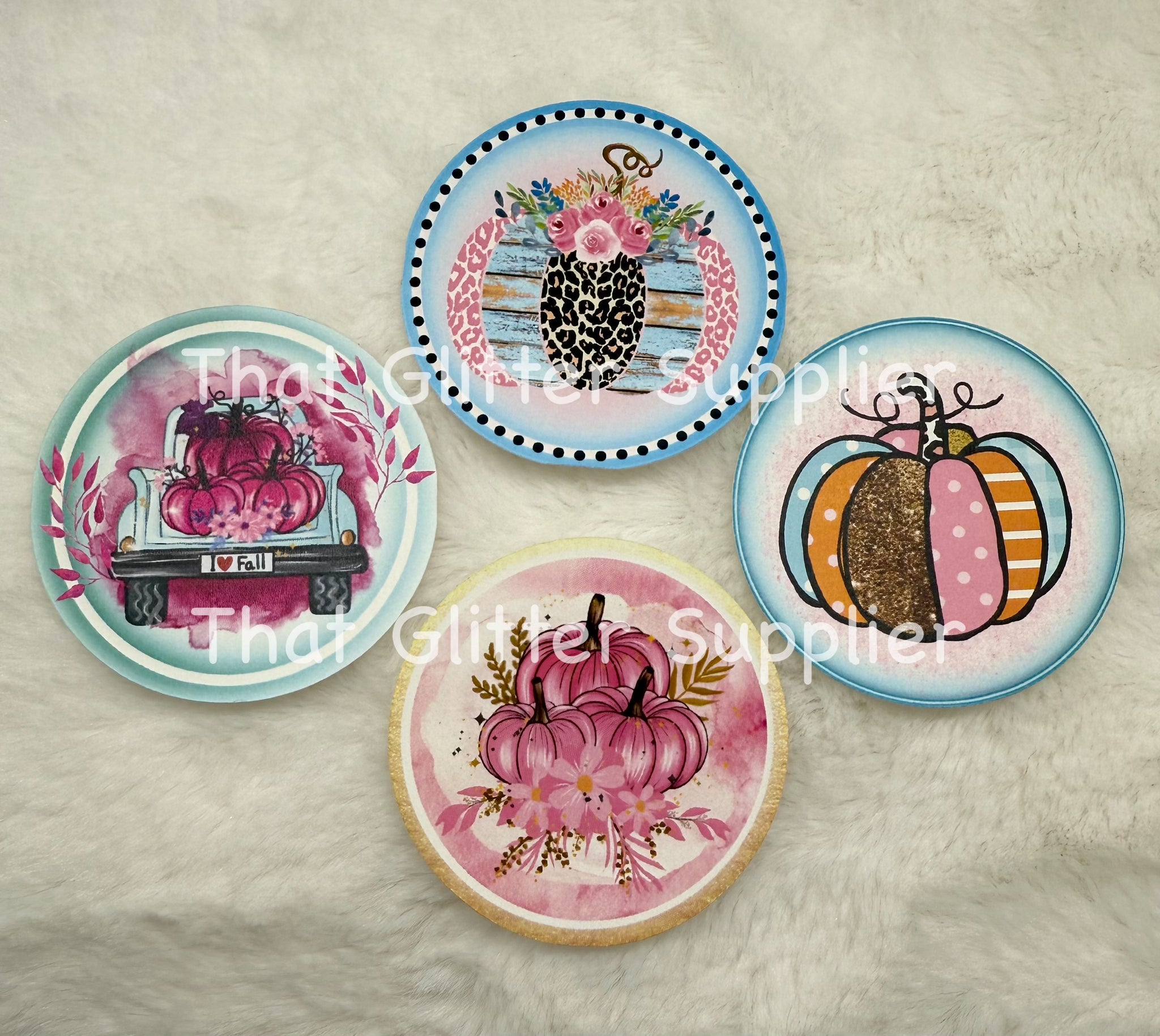 Fall Cardstock Rounds