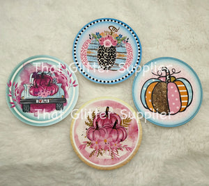 Fall Cardstock Rounds
