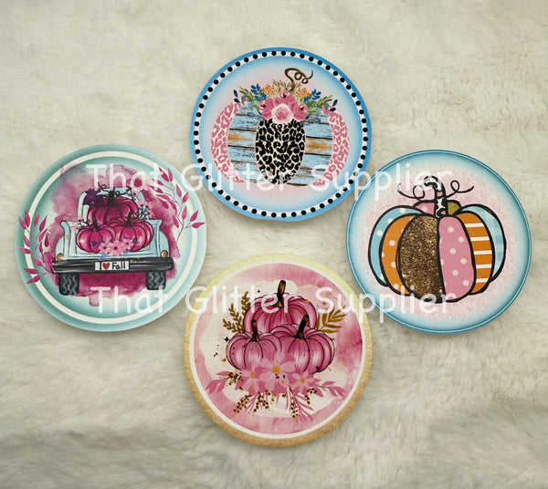 Fall Cardstock Rounds