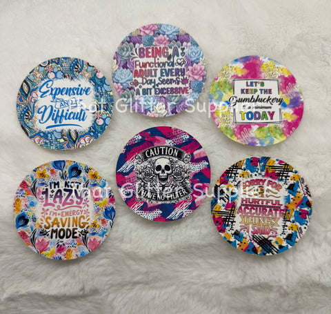Sarcastic Cardstock Rounds