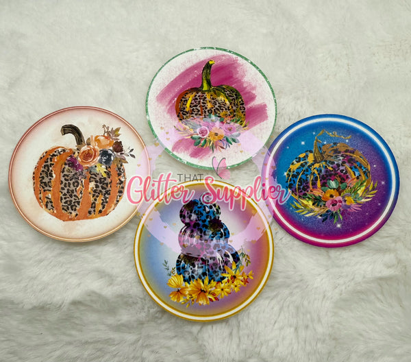 Fall Cardstock Rounds