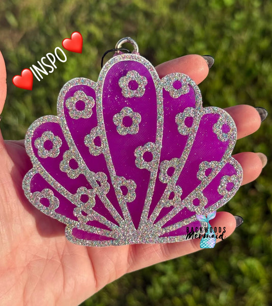 Seashell Flower Freshie Mold
