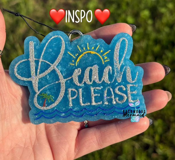 Beach Please Freshie Mold