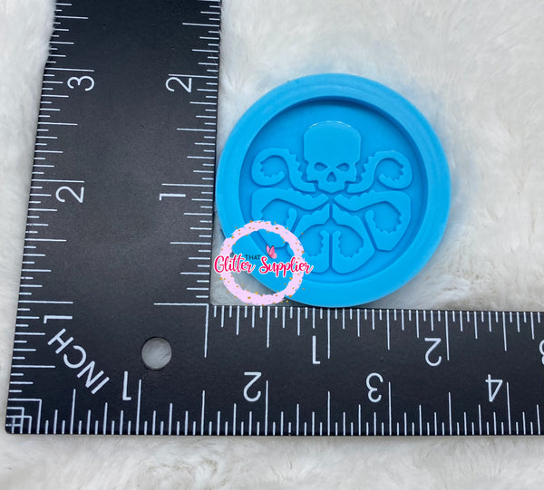 Octopus Badge Reel Mold