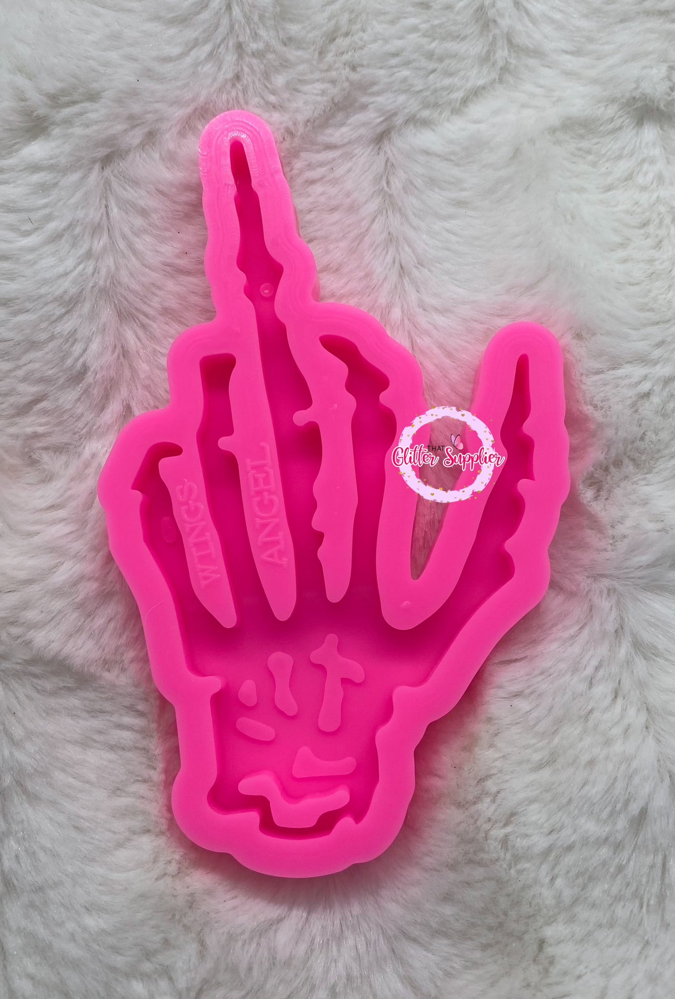 Skeleton Middle Finger Mold