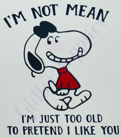Too Old to Pretend
