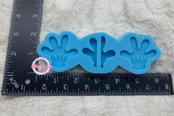 Mickey Hand Staw Topper Mold
