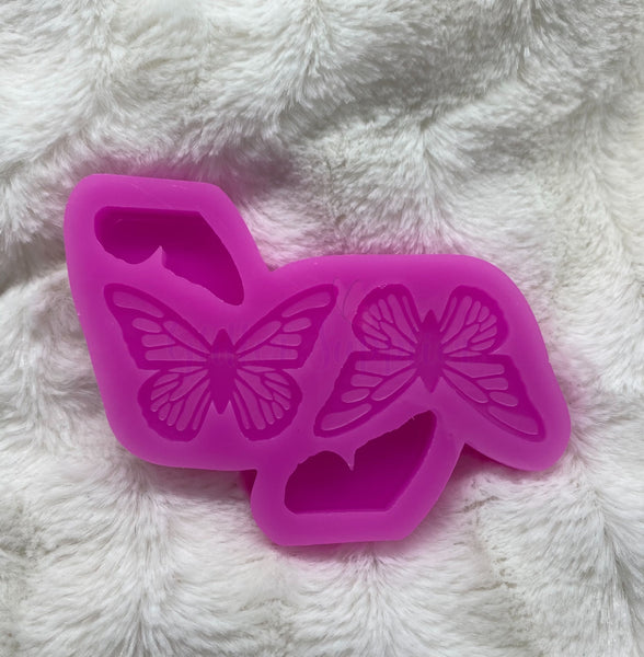 Butterfly Straw Topper Mold