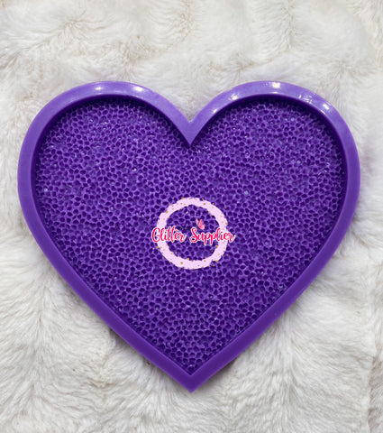 Druzy Heart Coaster Mold
