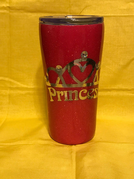 Rhinestone Princess Cup, Princess Cup, Glitter Cup, Princess Glitter Cup, Girls Cup, Unicorn Cup, Princess Coffee Cup, Glitter, Unicorn