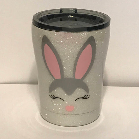 Kids Cup, Glitter Cup, Kids Tumbler, Easter, Easter Cup, Bunny Cup, Easter Bunny, Rabbit Cup, Travel Mug, Glitter Mug, 10oz. Cup, Tumbler
