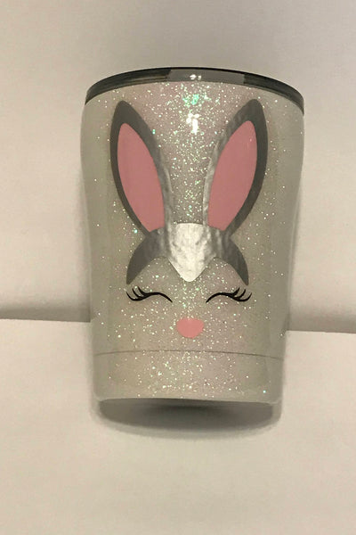 Kids Cup, Glitter Cup, Kids Tumbler, Easter, Easter Cup, Bunny Cup, Easter Bunny, Rabbit Cup, Travel Mug, Glitter Mug, 10oz. Cup, Tumbler
